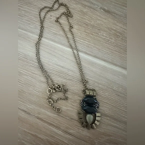 J. Crew Antique Style Pendant Necklace - Picture 2 of 5